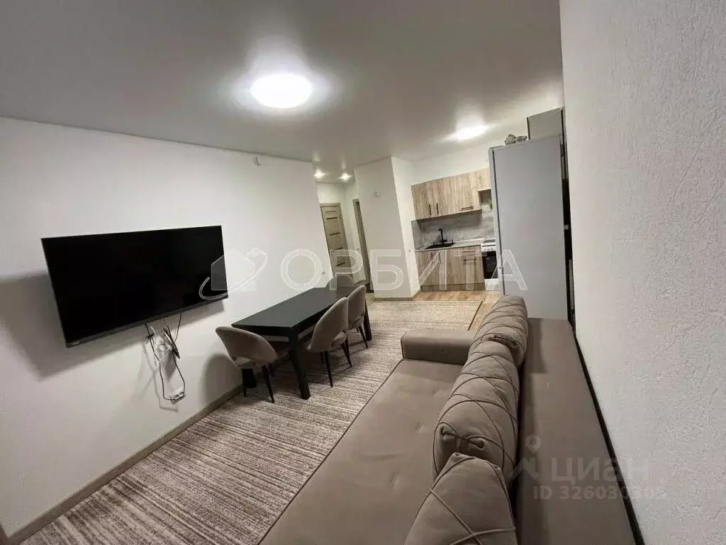 2-к кв. Тюменская область, Тюмень ул. Новоселов, 103к1 (53.4 м) - Фото 2