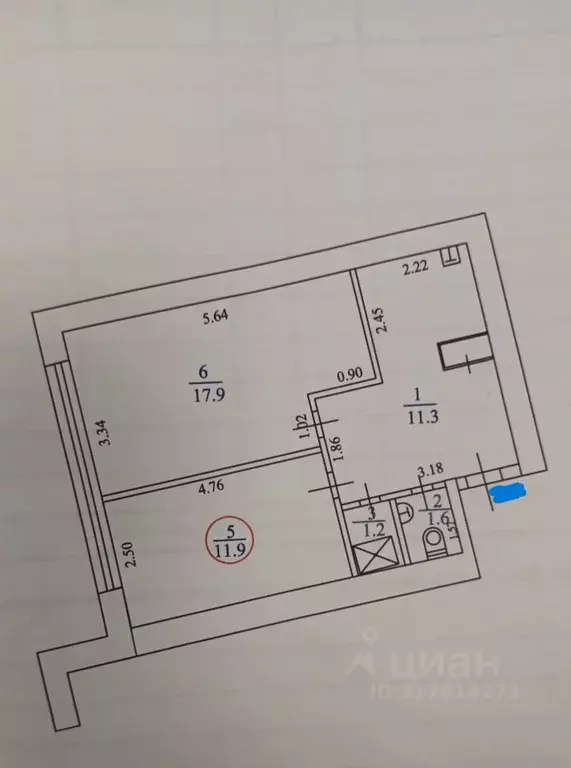 2-к кв. Самарская область, Тольятти Юбилейная ул., 4 (45.0 м) - Фото 1