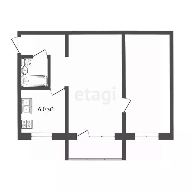 2-к кв. Камчатский край, Петропавловск-Камчатский Владивостокская ул., ... - Фото 2