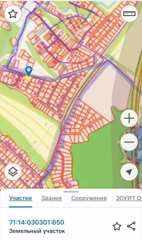 Участок в Тульская область, городской округ Тула, деревня Струково, ... - Фото 1