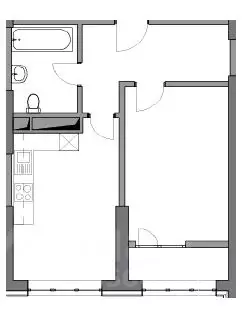 1-к кв. Чеченская республика, Шали Шалинский район, Ахмат жилой ... - Фото 1