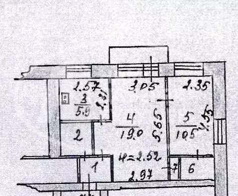 2-комнатная квартира: Чусовой, улица Мира, 7 (43.3 м) - Фото 1