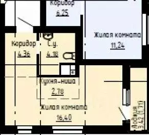 Студия Свердловская область, Екатеринбург ВИЗ жилрайон, Русь-2 жилой ... - Фото 1