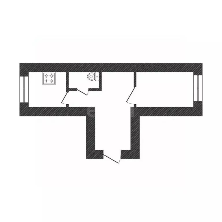 1-к кв. Ленинградская область, Волхов Волховский просп., 53 (39.9 м) - Фото 2