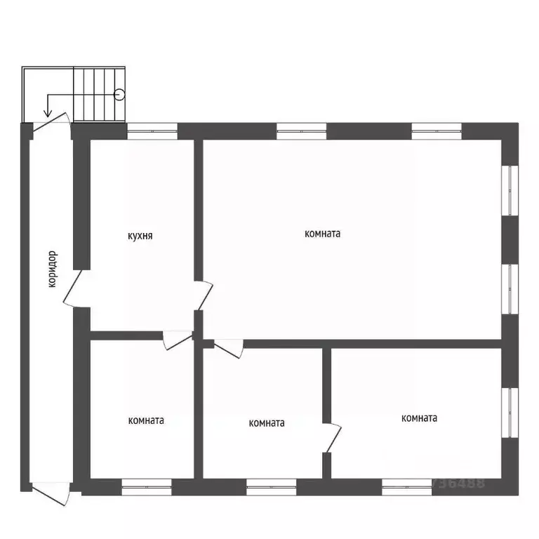 Дом в Амурская область, Благовещенск КПП мкр, ул. Почтовая, 67/3 (45 ... - Фото 1