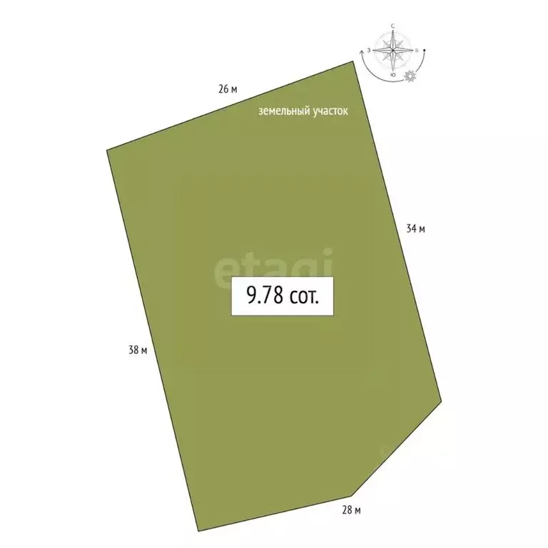 Участок в Алтай, Майминский район, с. Майма  (9.78 сот.) - Фото 2