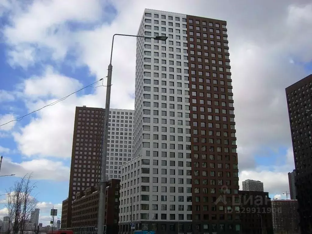 Студия Москва Береговой проезд, 3 (29.5 м) - Фото 1