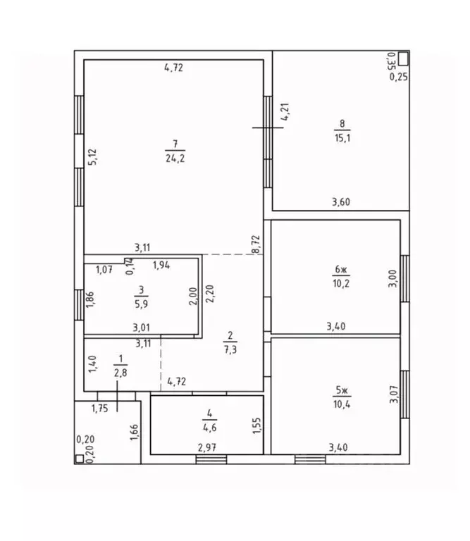 Дом в Калининградская область, Гурьевский муниципальный округ, пос. ... - Фото 2