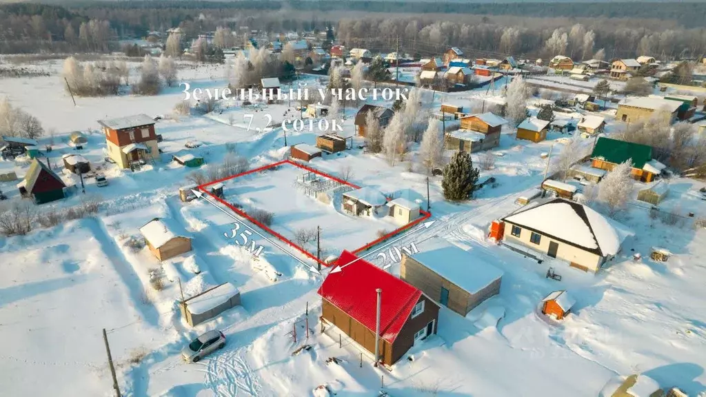 Участок в Томская область, Томский район, Лесная дача СНТ  (7.2 сот.) - Фото 0