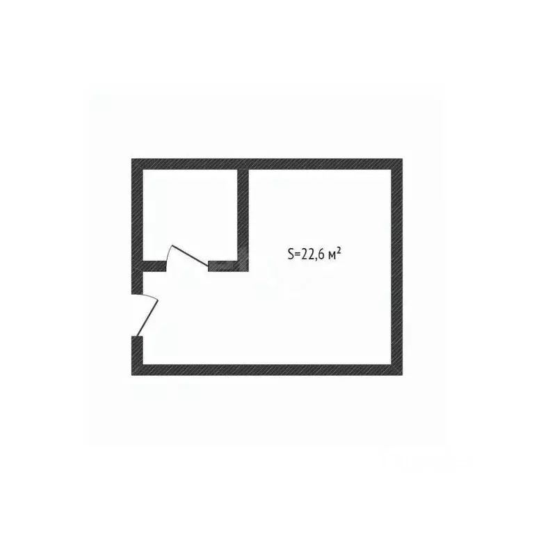 Студия Краснодарский край, Геленджик Новороссийская ул., 169 (22.6 м) - Фото 2