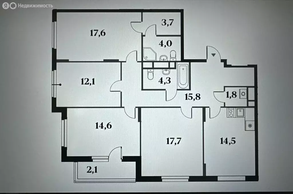 4-комнатная квартира: Красногорск, микрорайон Опалиха, Новая ... - Фото 1