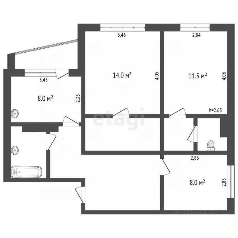 3-к кв. Владимирская область, Ковров Волго-Донская ул., 29 (69.6 м) - Фото 0