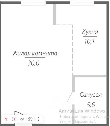 1-к кв. Самарская область, Тольятти ул. Фрунзе, 2В (45.7 м) - Фото 2