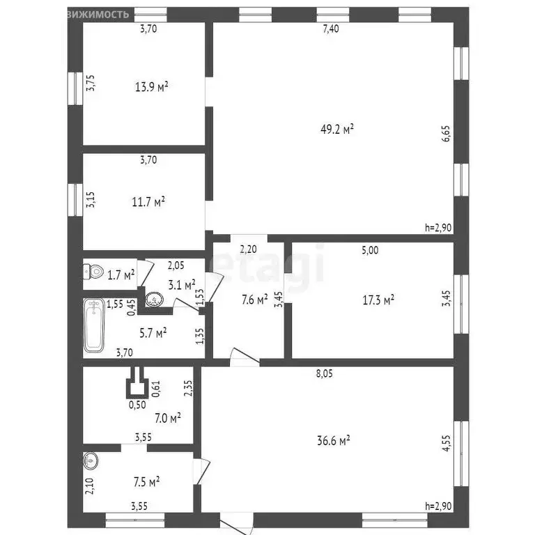 Дом в Бийск, улица Красильникова (161.3 м) - Фото 1