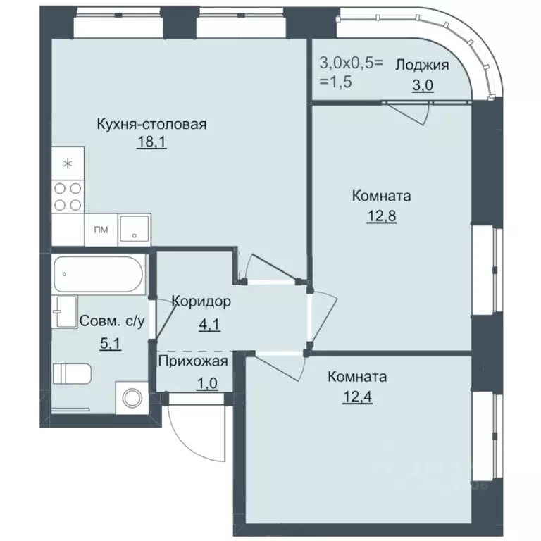 2-к кв. Удмуртия, Ижевск Северо-Западный жилрайон, 4-й мкр, Истории ... - Фото 0