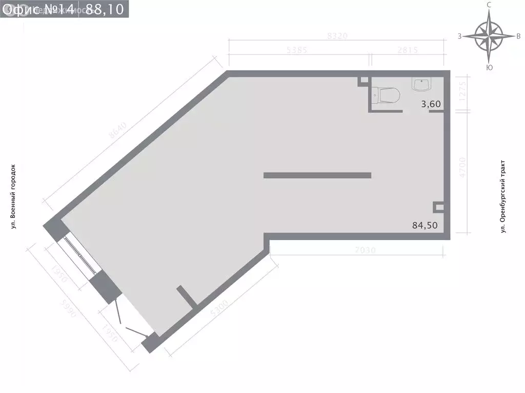 Офис (88.1 м) - Фото 2