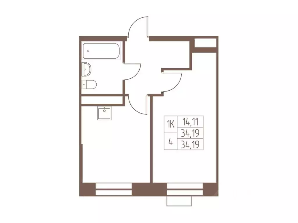 1-к кв. Московская область, Ивантеевка Пушкинский городской округ, ... - Фото 1