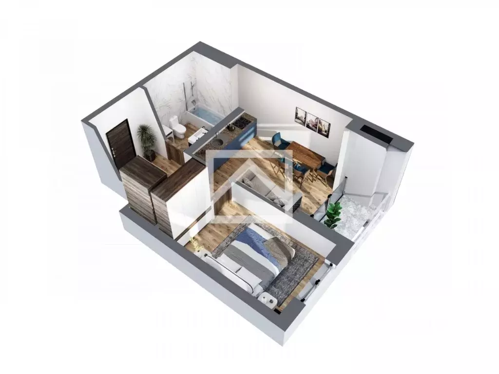 2-к кв. Крым, Ялта ул. Дражинского, 48 (44.8 м) - Фото 2