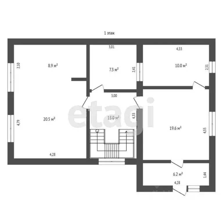 Дом в Омская область, Кормиловка рп ул. Ленина, 50 (133 м) - Фото 1