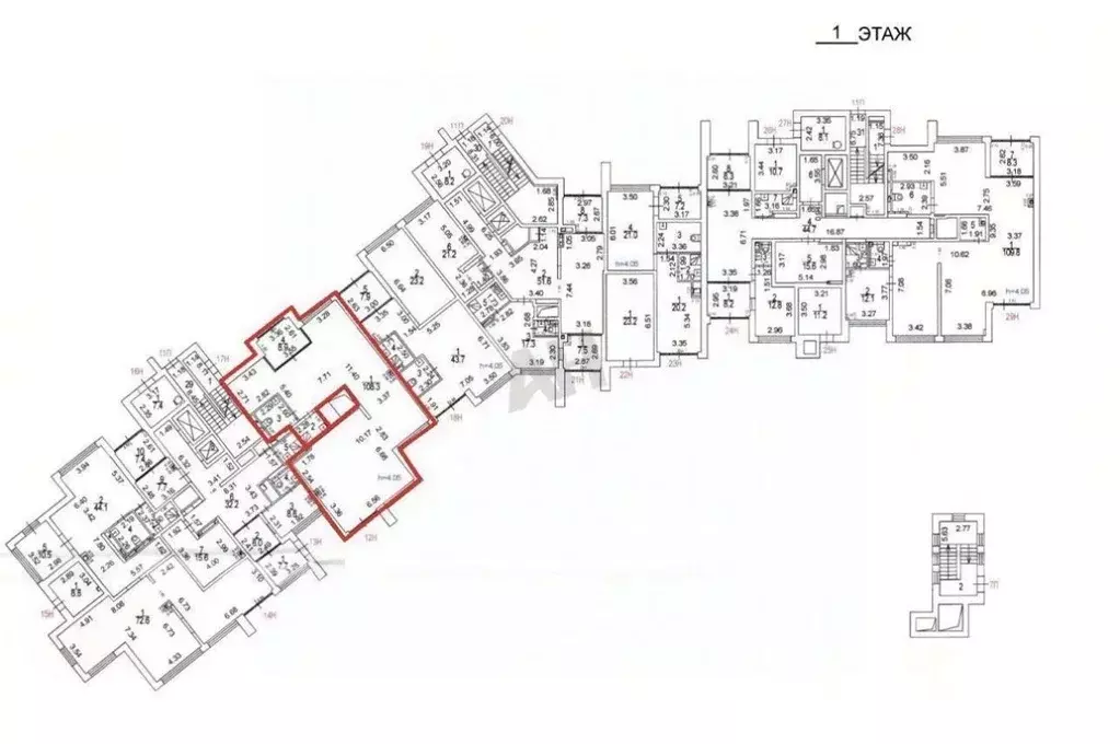 Помещение свободного назначения в Москва ул. Петра Алексеева, 10 (126 ... - Фото 1