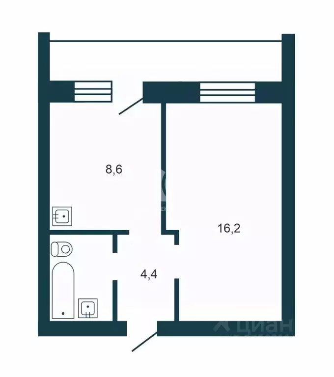 1-к кв. Новосибирская область, Новосибирск Петропавловская ул., 5/1 ... - Фото 2