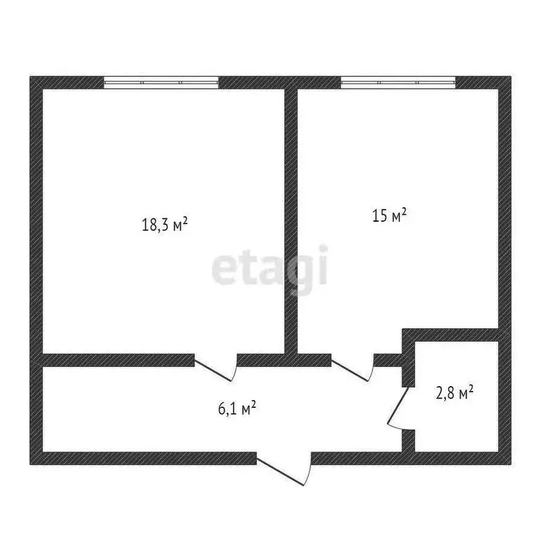 1-комнатная квартира: Махачкала, улица Героев Дагестана, 10В (42 м) - Фото 1