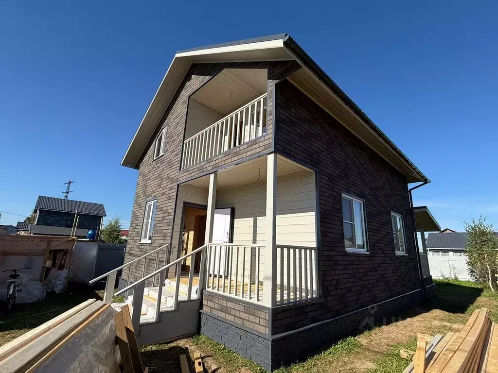 Дом в Московская область, Чехов муниципальный округ, д. Васькино  (120 ... - Фото 1