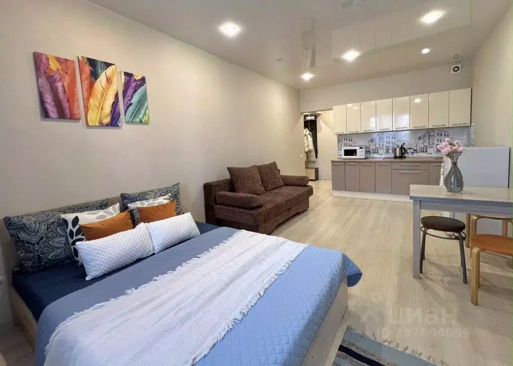1-к кв. Бурятия, Улан-Удэ ул. Смолина, 67к1 (30.0 м) - Фото 0