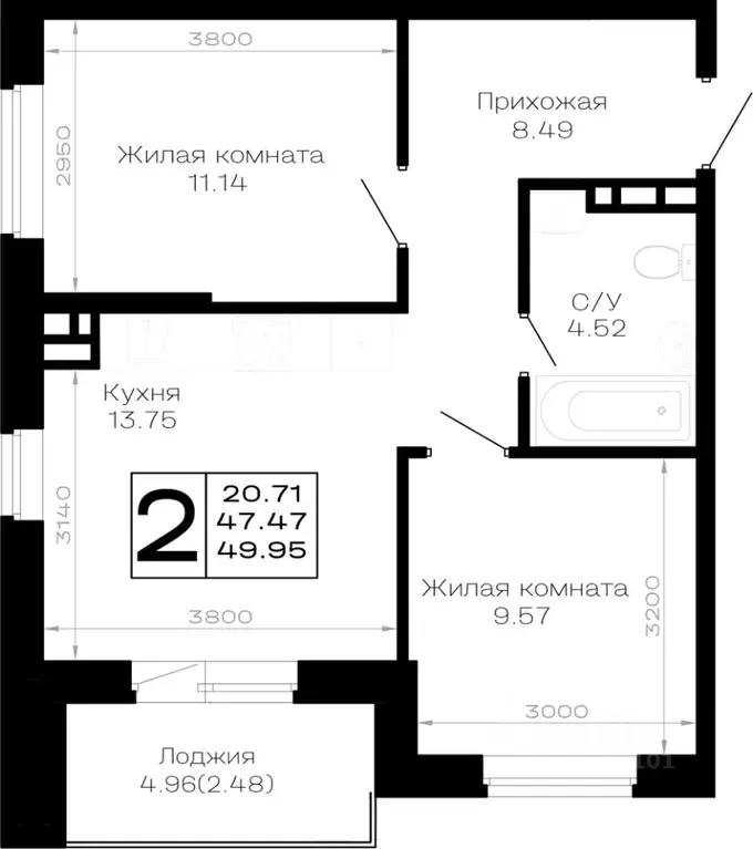 2-к кв. Краснодарский край, Анапа муниципальный округ, Нижняя ... - Фото 1