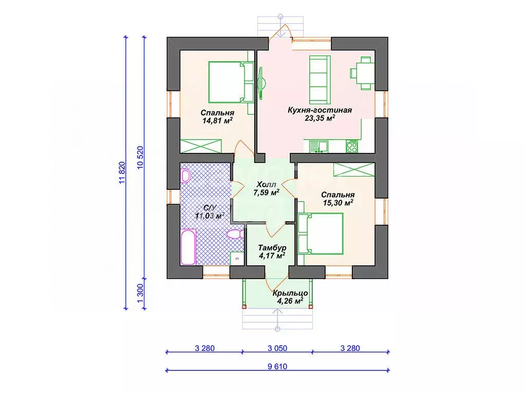 Дом в Оршанский район, Марковское сельское поселение, деревня Малая ... - Фото 2