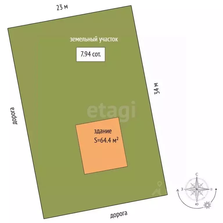 Торговая площадь в Тюменская область, с. Исетское ул. Юбилейная, 9 (64 ... - Фото 2