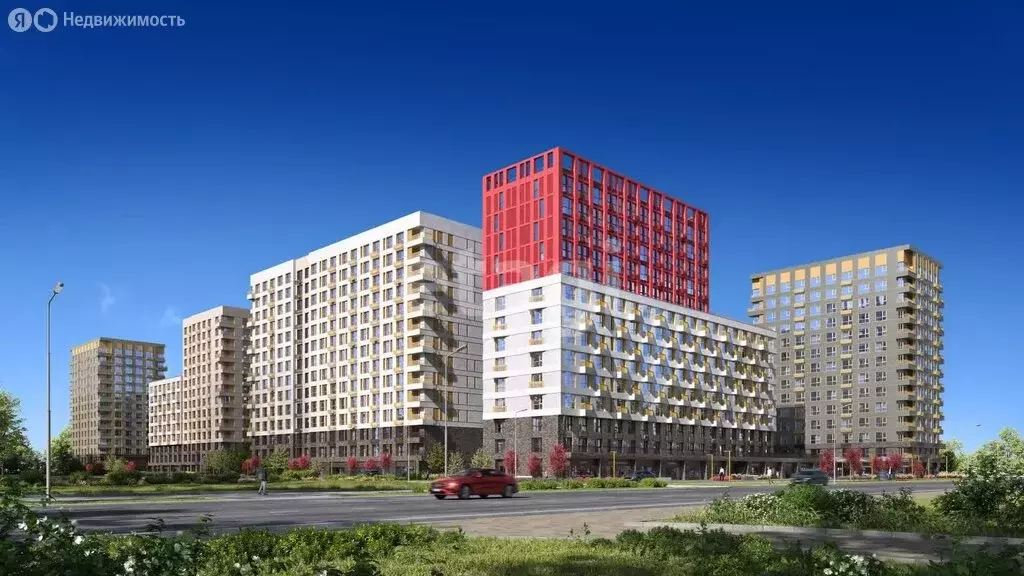 1-комнатная квартира: Дударева, улица Сергея Джанбровского, 19 (42.98 ... - Фото 1