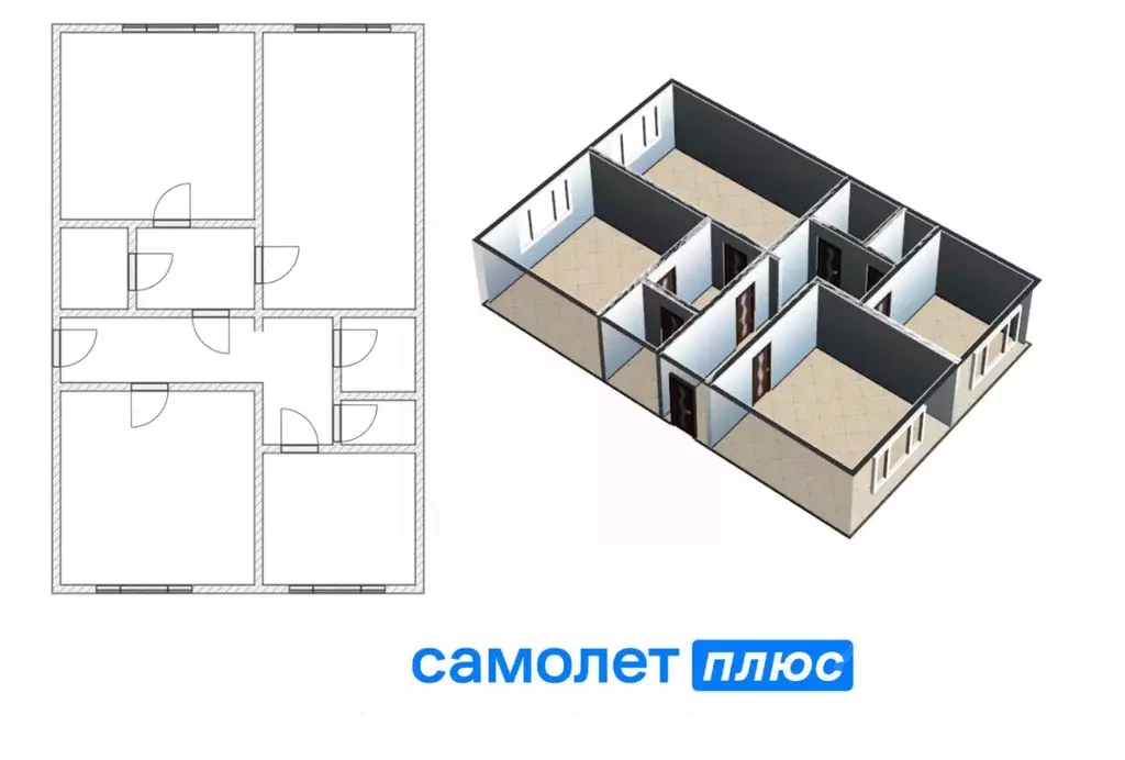 3-к кв. Кемеровская область, Кемерово ул. Серебряный Бор, 3 (81.4 м) - Фото 2
