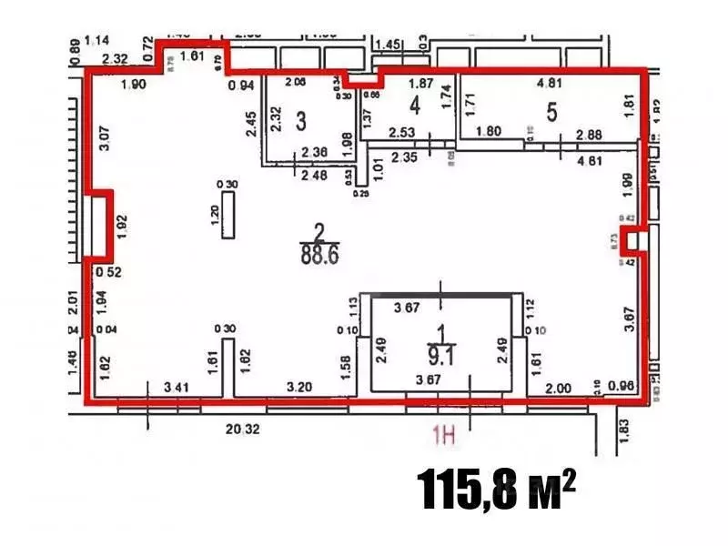 Помещение свободного назначения в Москва Сходненская ул., 12к1 (116 м) - Фото 1