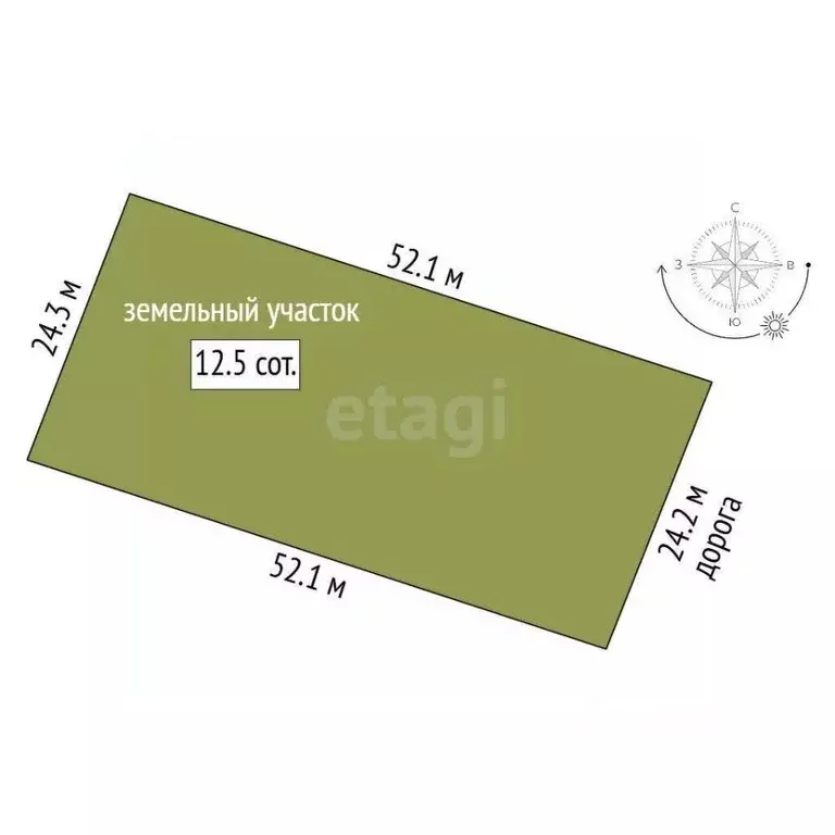 Участок в Владимирская область, Муром с. Панфилово,  (12.5 сот.) - Фото 1