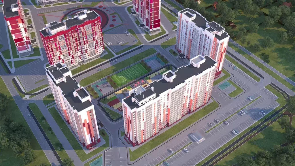 2-к квартира, 62.6 м - Фото 1
