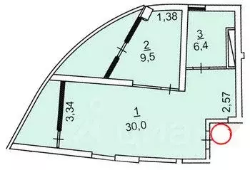 1-к кв. Крым, Ялта муниципальный округ, Гурзуф пгт ул. Ялтинская, ... - Фото 2