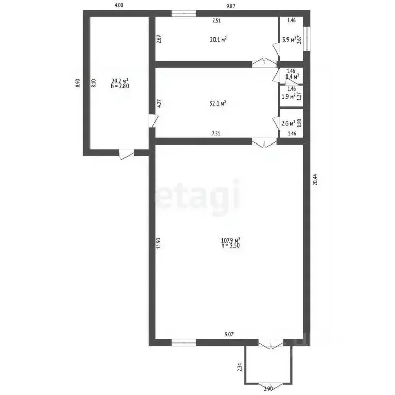 Торговая площадь в Саха (Якутия), Якутск ул. Кузьмина, 29/2Б (199 м) - Фото 1