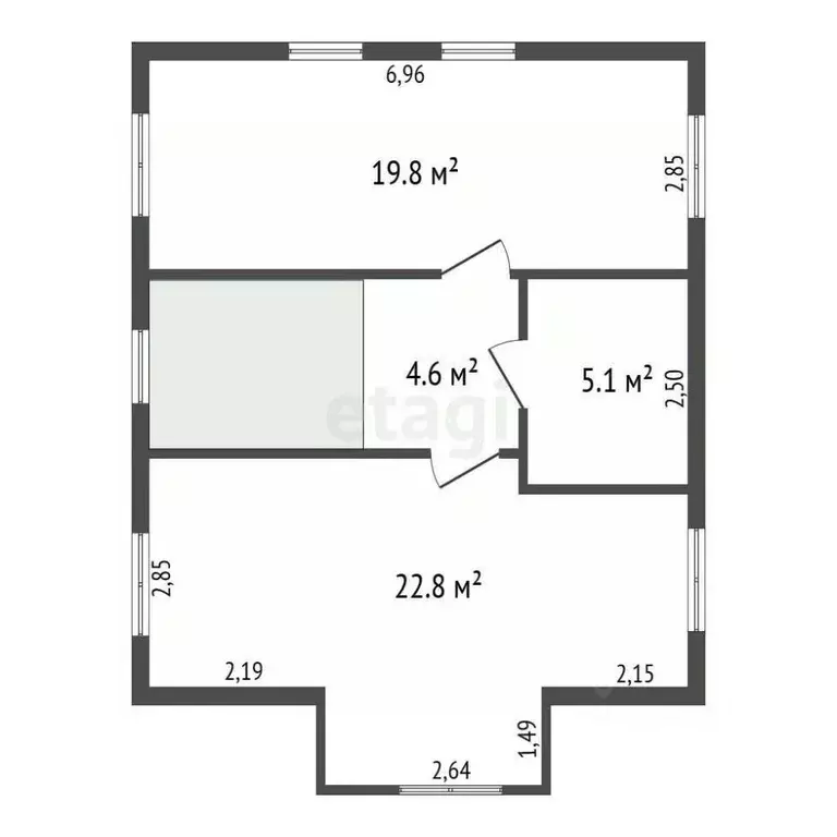 Дом в Калужская область, Боровский район, д. Кривское Луговая ул., 11 ... - Фото 2