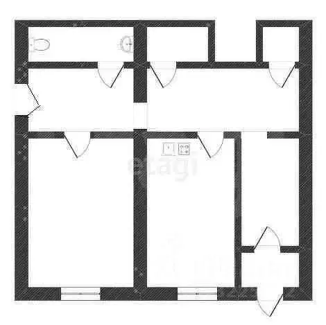 2-к кв. Вологодская область, Вологда ул. Маршала Конева, 9 (60.0 м) - Фото 2