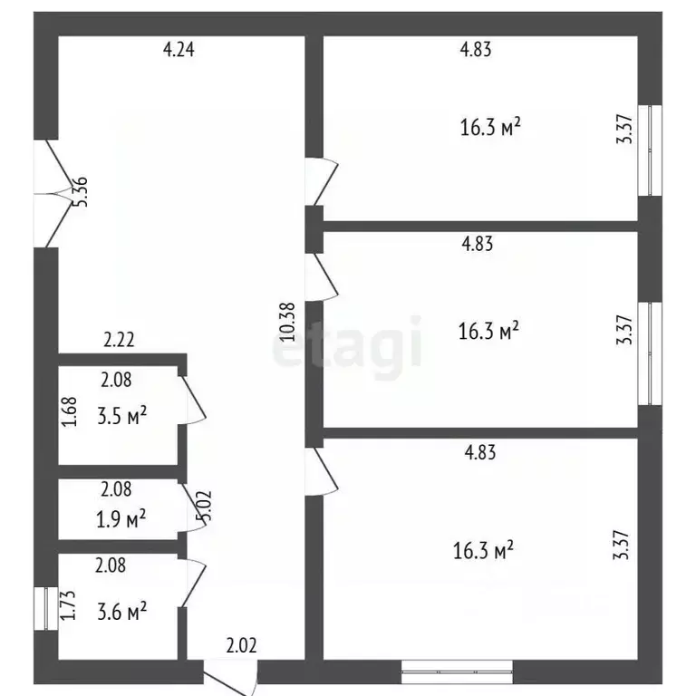 Дом в Тюменская область, Тюмень Лесобаза мкр, ул. Константина ... - Фото 1