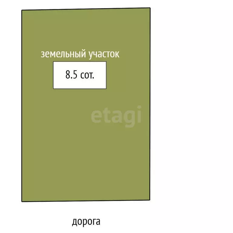 Участок в Тукаевский район, село Биклянь (8.5 м) - Фото 0