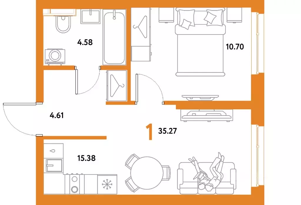 1-к кв. Свердловская область, Екатеринбург муниципальное образование, ... - Фото 1