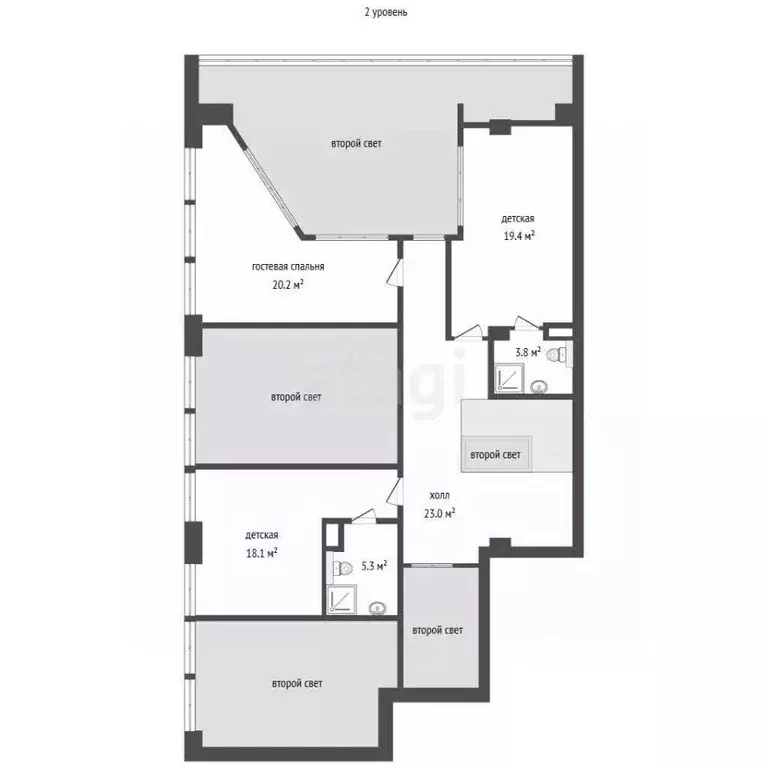 5-к кв. Москва ул. Усачева, 11 (290.0 м) - Фото 1