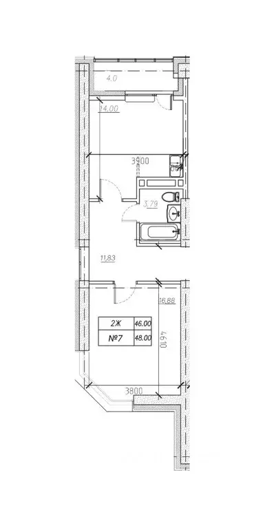 2-к кв. Приморский край, Владивосток ул. Расула Гамзатова, 5к3 (48.5 ... - Фото 0