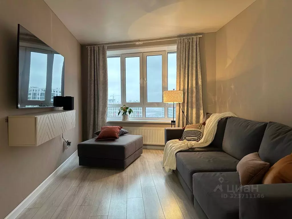 1-к кв. Башкортостан, Уфа ул. Рудольфа Нуреева, 6 (38.6 м) - Фото 1