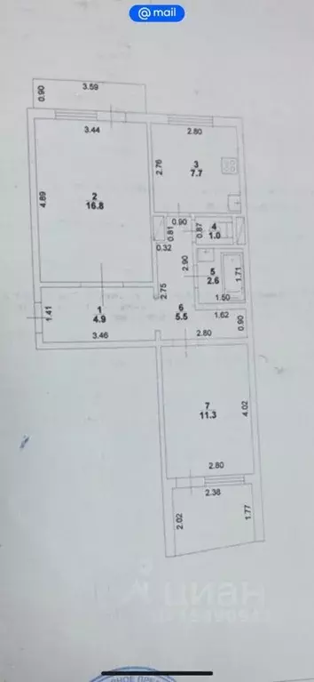 2-к кв. саратовская область, вольск ул. кольцова, 3 (49.8 м) - Фото 1