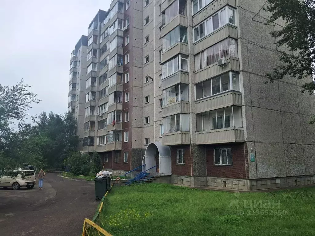 1-к кв. Красноярский край, Красноярск ул. Попова, 18 (33.0 м) - Фото 0