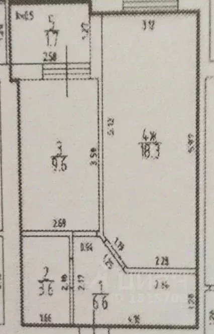 1-к кв. Калининградская область, Калининград ул. Карташева (40.0 м) - Фото 2