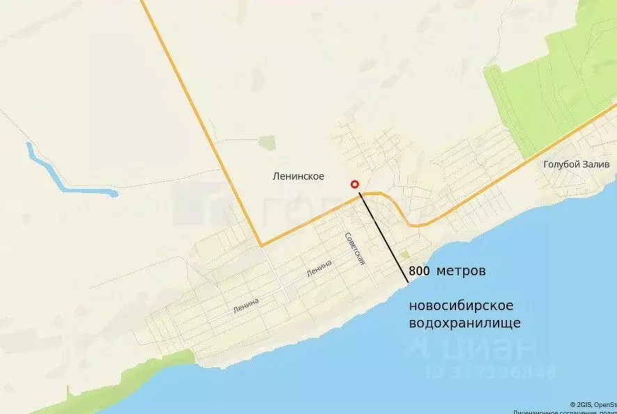Участок в Новосибирская область, Новосибирский район, Морской ... - Фото 0